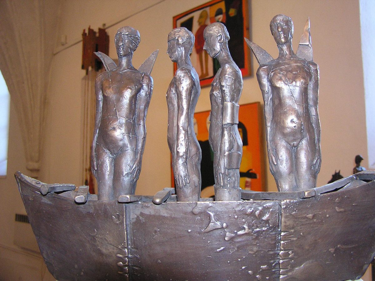Sculpture by Bente Kluge