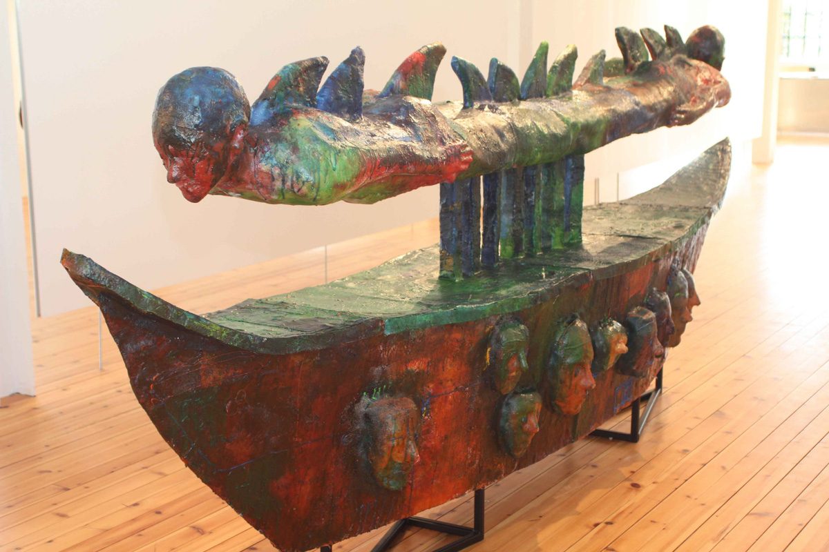 Sculpture by Bente Kluge