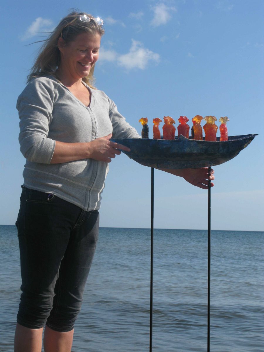 Sculpture by Bente Kluge